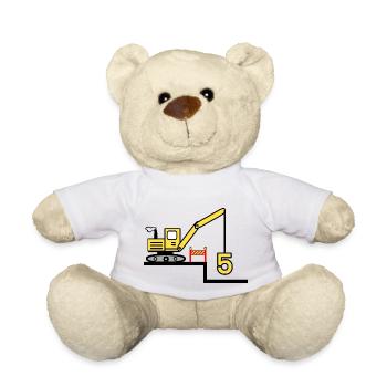 Bagger - Teddy - Weiß - Vorne