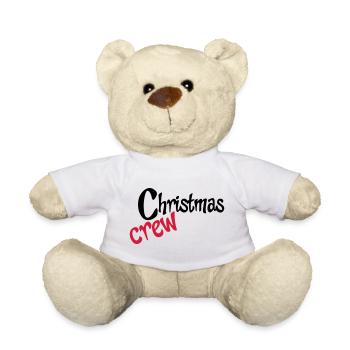 Teamwork zu Weihnachten - Teddy - Weiß - Vorne