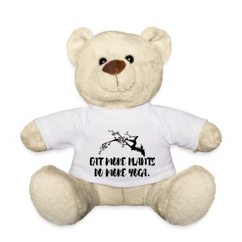Yoga Meditation Spa Namaste - Teddy Bear - white - Front