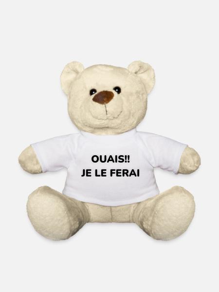 Yes!! I'll do it - Teddy Bear - white
