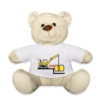 Bagger - Teddy - Weiß - Vorne