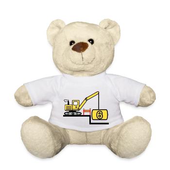 Bagger - Teddy - Weiß - Vorne