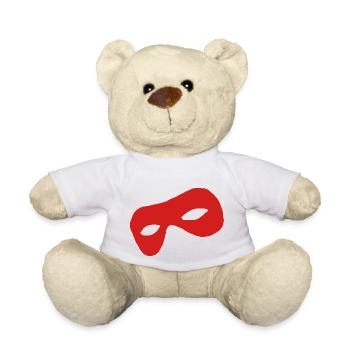 Red Mask: Focus on Mysticism - Teddy Bear - white - Front