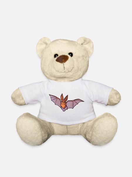 Neva the Bat - Teddy Bear - white