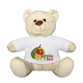 L'oiseau Pomme - Nounours - blanc - Devant