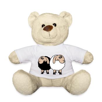 2 Équipe d’amis offensés sceptiques - Nounours - blanc - Devant