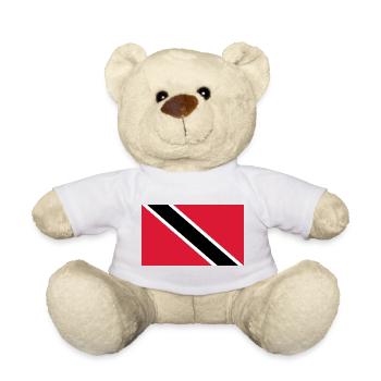 Trinidad and Tobag - Teddy Bear - white - Front