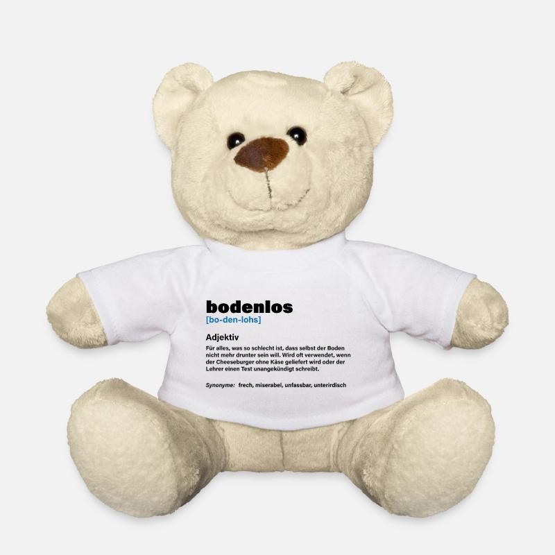 Sans fond – Quand c’est vraiment trop - Nounours - blanc