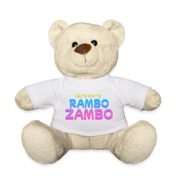 Aujourd’hui : Rambo Zambo (Chancelier 2025) - Nounours - blanc - Devant
