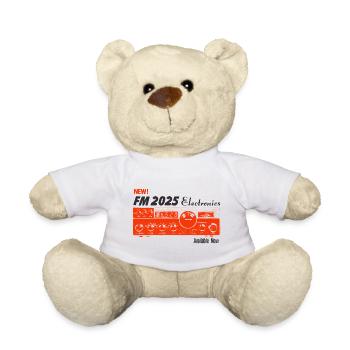 FM 2025 Electronics – Vintage Tech - Teddy - Weiß - Vorne