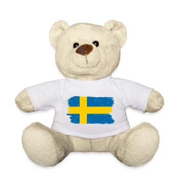 Coup de pinceau Trio de drapeaux hollandais - Nounours - blanc - Devant