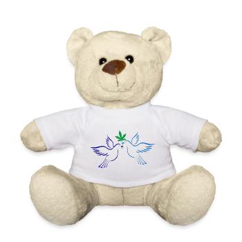 Tauben des Friedens - Teddy - Weiß - Vorne