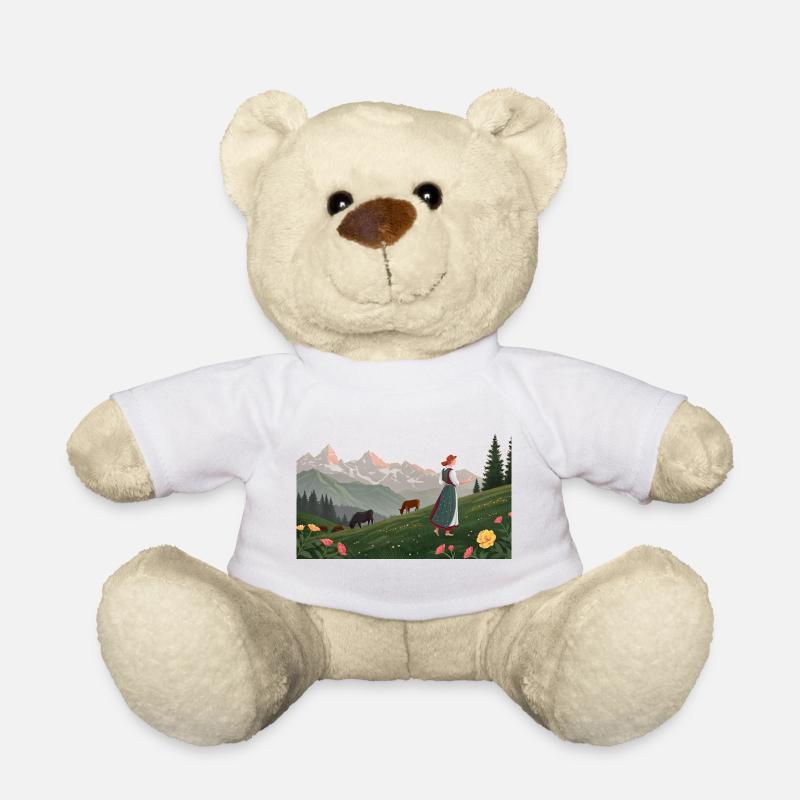 Folklore | Frau in Tracht - Teddy - Weiß