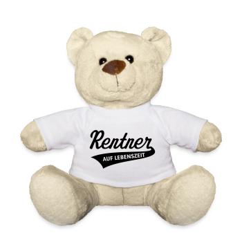 Rentner Auf Lebenszeit (Rente / Ruhestand / Black) - Teddy - Weiß - Vorne