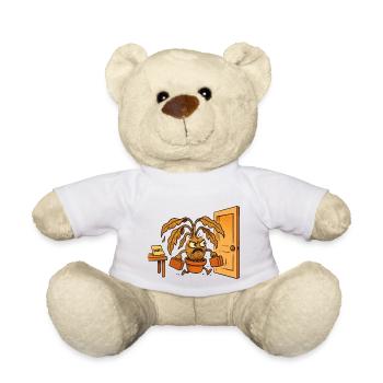 Die Blume hat genug - Teddy - Weiß - Vorne
