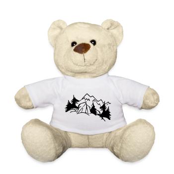 Tente Dream Nature - Design Couleur Modifiable - Nounours - blanc - Devant