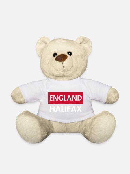 England Halifax Vintage Abzeichen Design - Teddy - Weiß