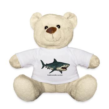 Galeocerdo cuvier Tigerhai Design - Teddy - Weiß - Vorne