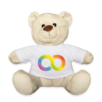 LGBTIQ - Infinite Diversity. Pride/CSD - Teddy Bear - white - Front