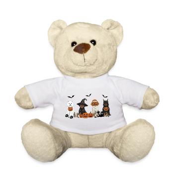 Hunde-Halloween - Teddy - Weiß - Vorne