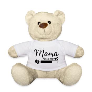 Mama Loading 2026 - Teddy - Weiß - Vorne