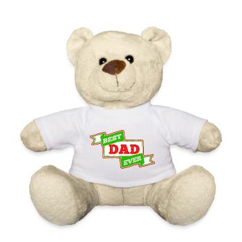 Bester Vater aller Zeiten - Teddy - Weiß - Vorne
