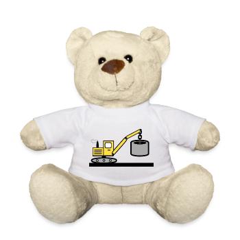 Bagger - Teddy - Weiß - Vorne