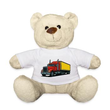 Truck - Teddy Bear - white - Front