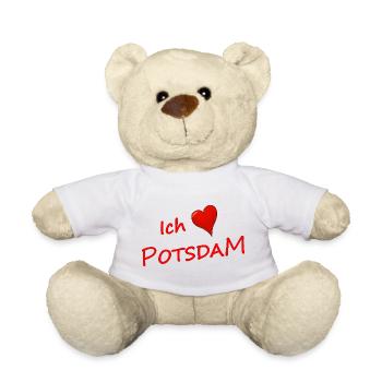ICH LIEBE POTSDAM - Teddy - Weiß - Vorne