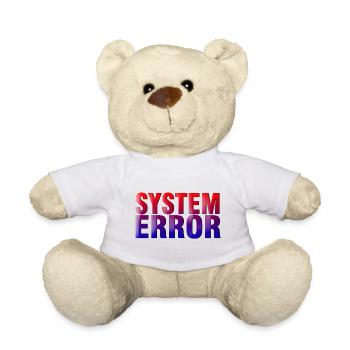 Systemfehler Gradient Typo - Teddy - Weiß - Vorne