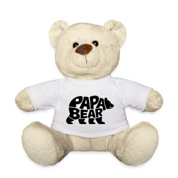 Papa Bear - Teddy Bear - white - Front