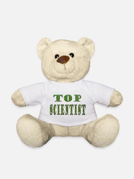 Top Scientist Grüne Textur - Teddy - Weiß