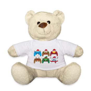 Weihnachts-Controller für Teenager-Jungen, Weihnac - Teddy - Weiß - Vorne