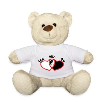 Love Couple Relationship Love - Teddy Bear - white - Front