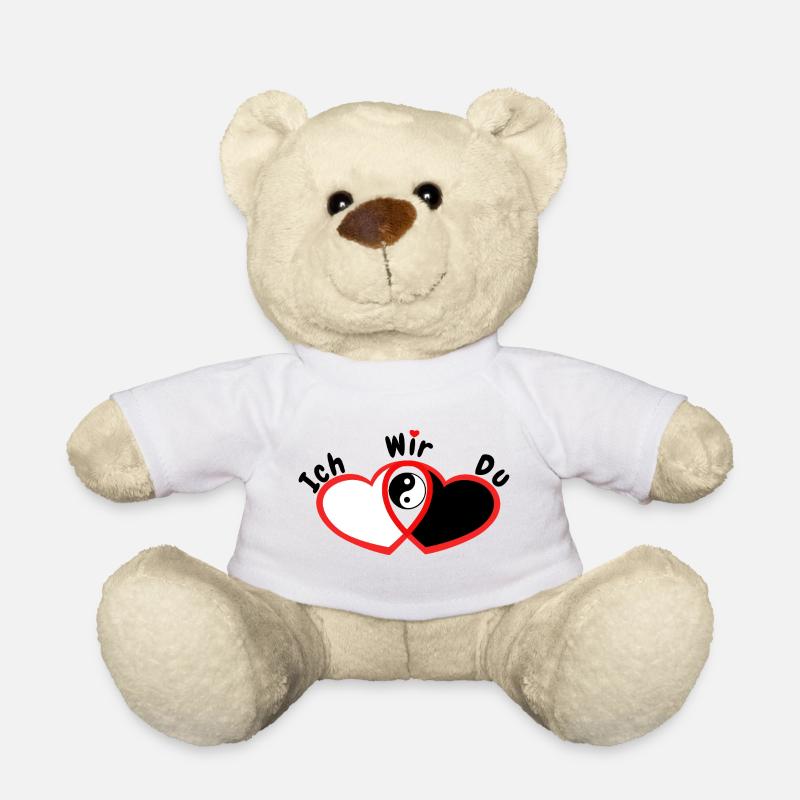 Couple amoureux Relation amour - Nounours - blanc