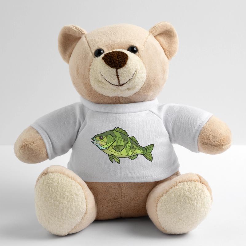 Geometric Perch Low Poly Teddy Bear