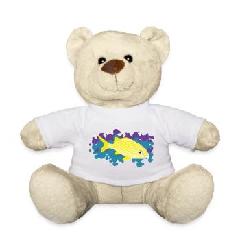 Gelber Corocoro – Haemulon flavolineatum - Teddy - Weiß - Vorne
