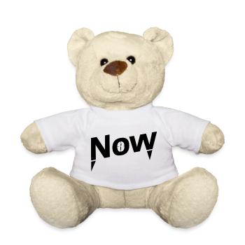 NOW - Jetzt Motivation Sport - Teddy Bear - white - Front