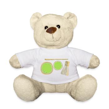 Matcha tea - Teddy Bear - white - Front