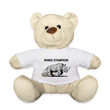 Nashorn-Stampede Wildnashorn - Teddy - Weiß - Vorne
