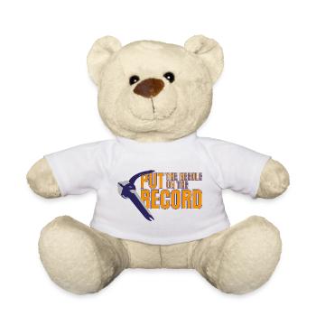 Nadel auf der Platte - Teddy - Weiß - Vorne