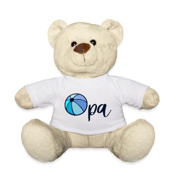 Water Polo Grandpa - Baby Announce - Teddy Bear - white - Front