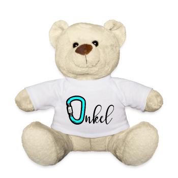 Camping, grimpe, oncle - Nounours - blanc - Devant