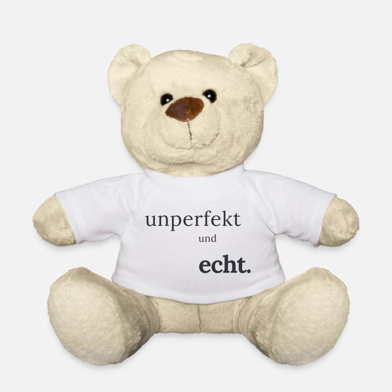 imparfait et authentique - Nounours - blanc