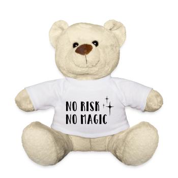 Aucun risque – Pas de magie - Nounours - blanc - Devant