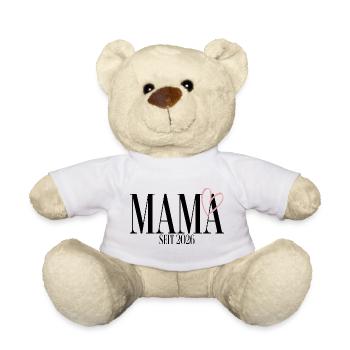 Mama seit 2026 - Teddy - Weiß - Vorne