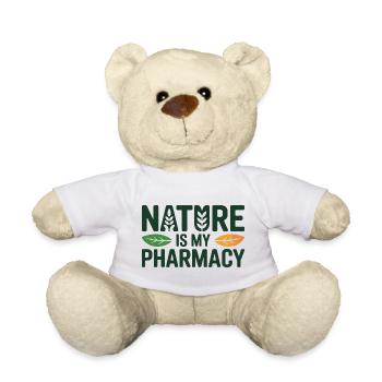 Naturopath Nature Is My Pharmacy Professional - Teddy Bear - white - Front