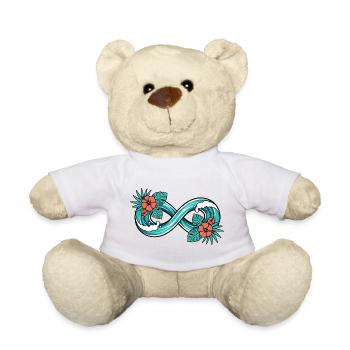 Infinite Tropical Wave - Teddy Bear - white - Front