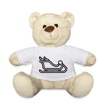 Santa's Schlitten - Teddy - Weiß - Vorne