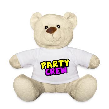 Party Crew - Teddy Bear - white - Front